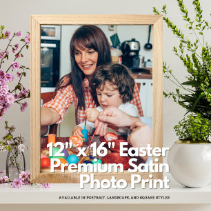 12" x 16" Easter Premium Satin Photo Print