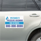 12" X 18" Professional Pressure Washing Car Magnet