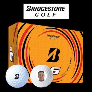 12 x Bridgestone e6 Custom Photo Golf Balls
