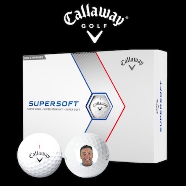 12 x Callaway Supersoft Custom Photo Golf Balls (Box of 12 Callaway Supersoft custom photo golf balls.)
