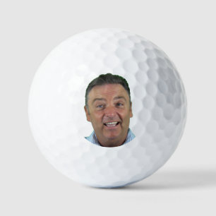 12 x Personalized Custom Photo Golf Balls Template