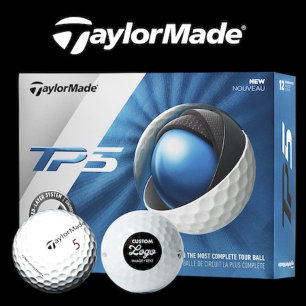 12 x TaylorMade TP5 Custom Logo Golf Balls