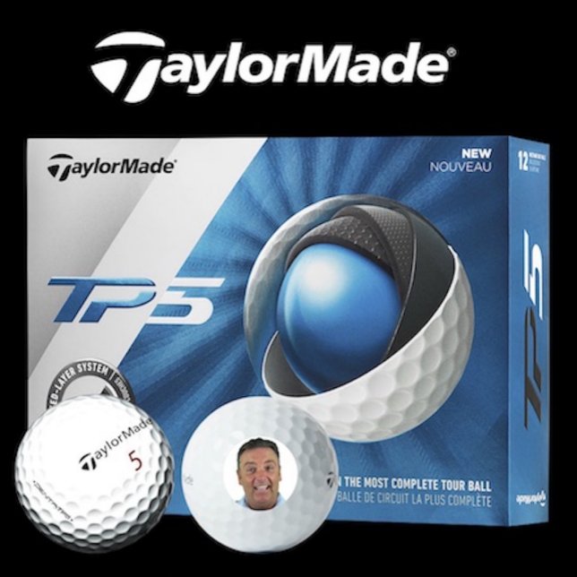 12 x TaylorMade TP5 Custom Photo Golf Balls (Box of 12 Taylor Made TP5 custom photo golf balls.)