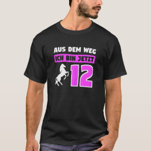 12 Year Birthday Girl Horse Since 2008 T-Shirt