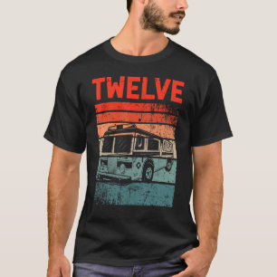 12 Year Old 12th Birthday Boy Firefighter Fire Tr T-Shirt
