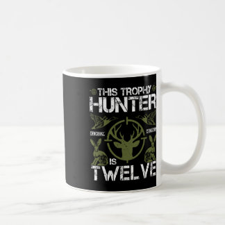 12 Year Old Birthday Hunting Duck Deer Hunter 12th Coffee Mug