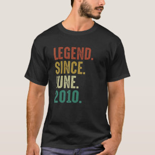 12 Year Old Birthday Legend Since June 2010 T-Shirt