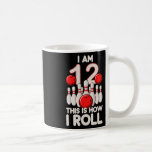 12 Year Old Bowling Party 12th Birthday Is How I R Coffee Mug<br><div class="desc">12 Year Old Bowling Party 12th Birthday Is How I Roll</div>