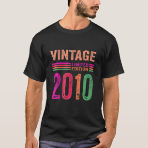12 Year Old Gifts Vintage 2010 Limited Edition 12T T-Shirt