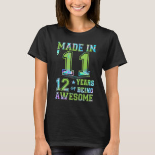 12 Year Old Girl Gifts For 12th Birthday Gift Born T-Shirt