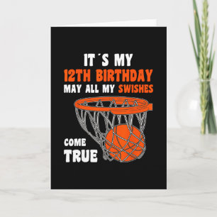 12 Year Old Happy 12th Birthday Sketll 12th Birthd Card