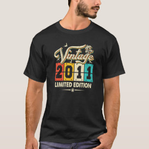 12 Year Old  Retro Vintage Born In 2011 12th Birth T-Shirt