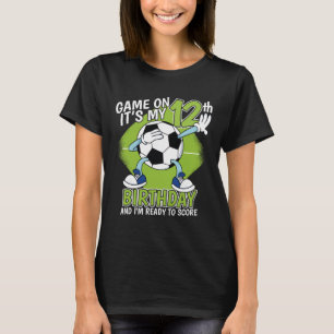 12 Year Old Soccer Player Boy 12th Birthday Soccer T-Shirt