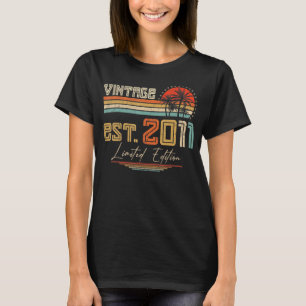 12 Years Old Vintage 2011 12th Birthday 1 T-Shirt