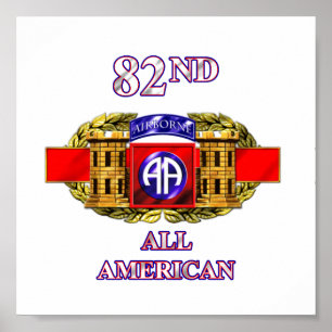 12B 82nd Airborne Division Poster