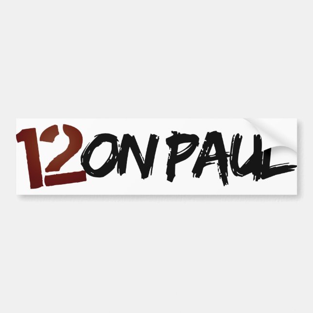 12on Paul Bumper Sticker (Front)