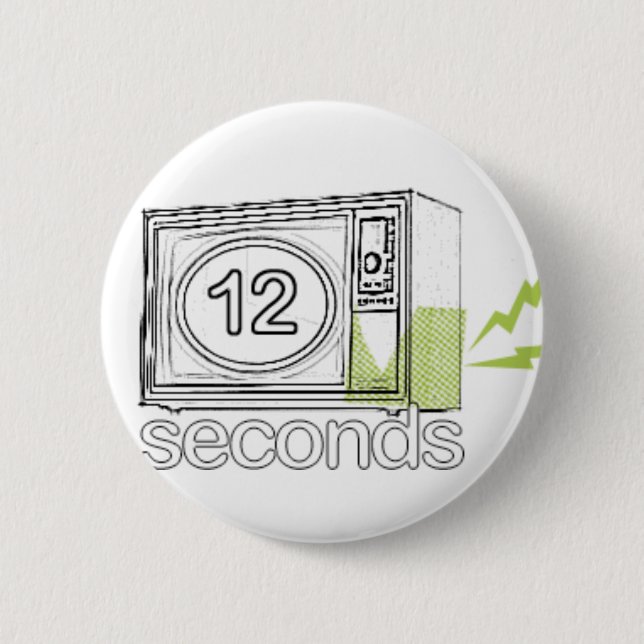 12seconds.tv Button (Front)