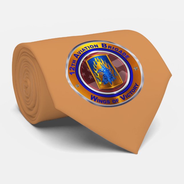 12th Aviation Brigade Tie (Rolled)