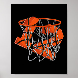 12th Birthday Basketball  Kids Poster