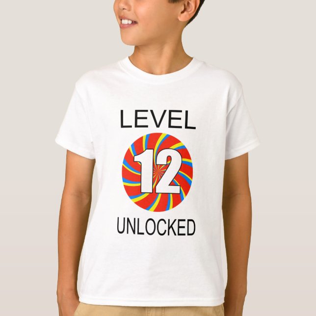 12th Birthday Computer Gamer T-Shirt (Front)