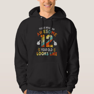 12th Birthday For 12 Years Old Awesome Looks Like Hoodie