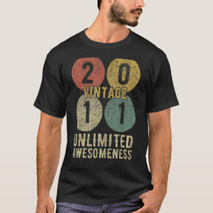 12th Birthday for Child Retro 12 Year Old Vintage T-Shirt