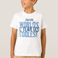 12th Birthday Gift World's Coolest 12 Year Old Boy