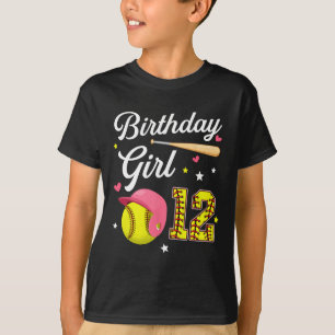 12th Birthday Girl Softll Twelfth Bday 12 Twelve Y T-Shirt