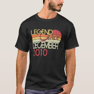 12th Birthday My 12 Years Old Legend Since Decembe T-Shirt