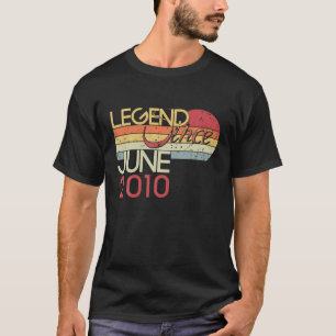 12Th Birthday My 12 Years Old Legend Since June 20 T-Shirt