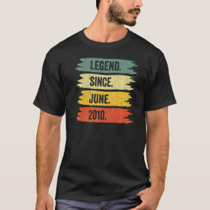 12th Birthday Retro Vintage Legends Were Born In J T-Shirt