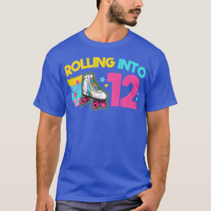 12th Birthday Roller Skates T-Shirt