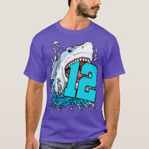 12th Birthday Shark T-Shirt