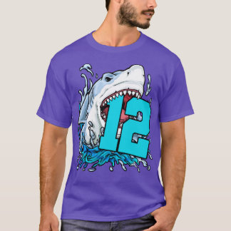 12th Birthday Shark T-Shirt