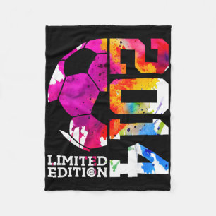 12th Birthday Soccer Limited Edition 2014 _1 Fleece Blanket