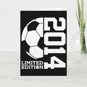 12th Birthday Soccer Limited Edition 2014 Card