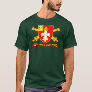 12th Field Artillery w Br Ribbon T-Shirt