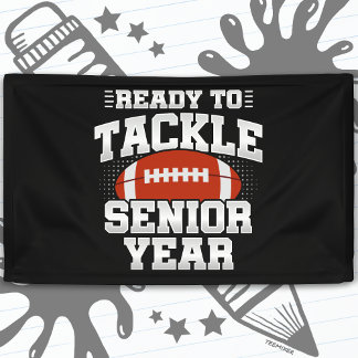 12th Grade Football Ready To Tackle Back to School Banner
