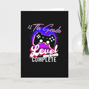12th Grade Graduation Gamer Graduation Card