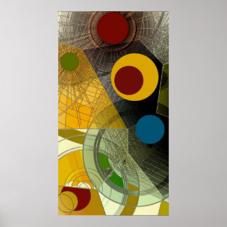 12th Map - Abstract Poster