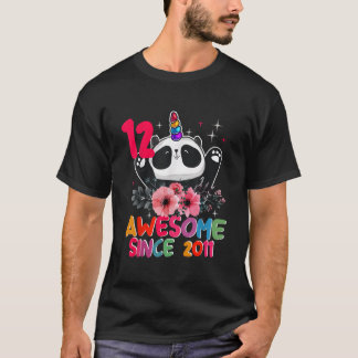 12Th Pandacorn 12 Panda Unicorn T-Shirt