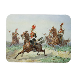 12th Royal Lancers (w/c over pencil heightened wit Magnet