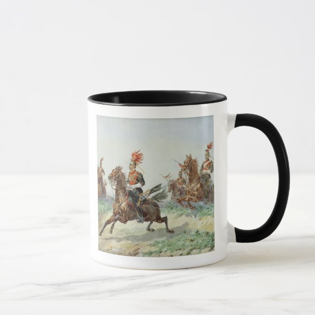 12th Royal Lancers (w/c over pencil heightened wit Mug (Right)