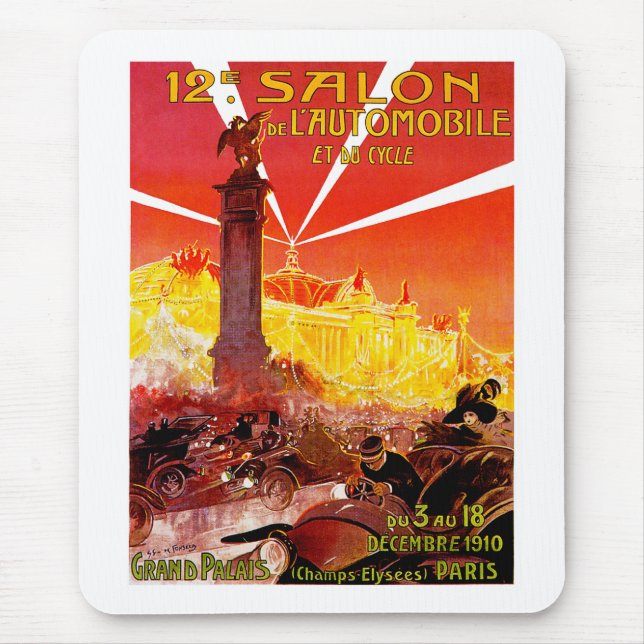 12th Salon de l'Automobile et du Cycle Mouse Pad (Front)