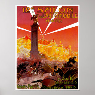 12th Salon de L'Automobile Poster