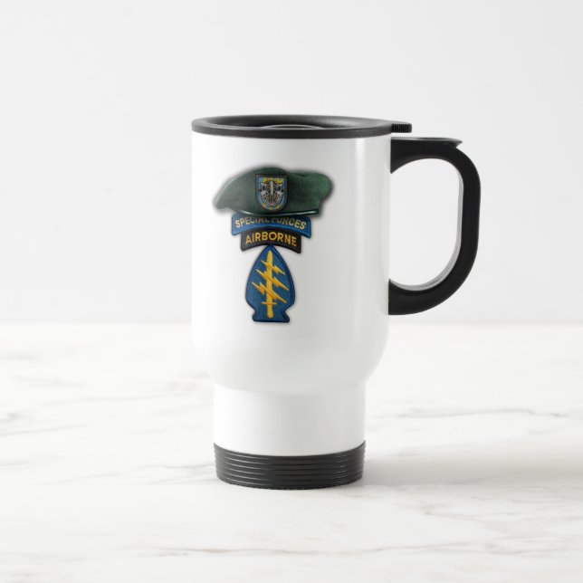 12th Special forces green berets vets veterans Mug (Right)