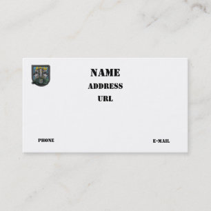 12th special forces group Green Berets vets Business Card