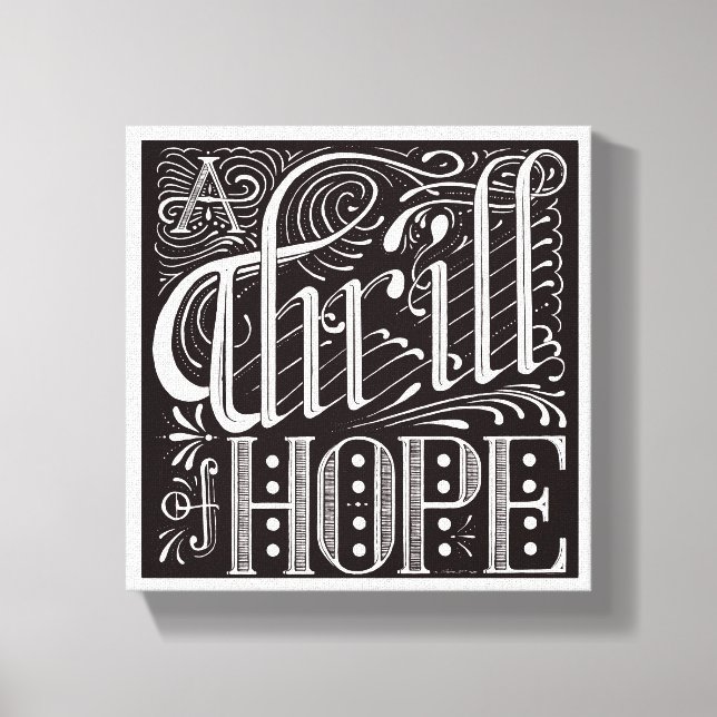 12x12 Canvas "Thrill of Hope" Print (Front)