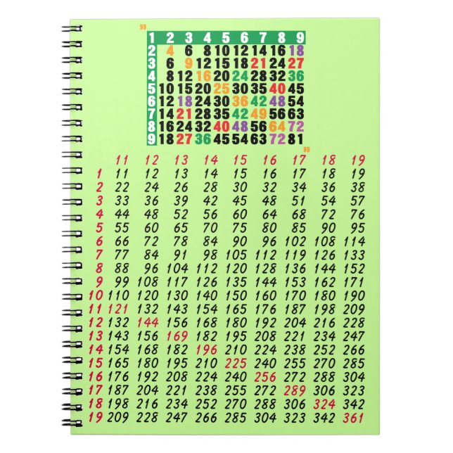 12x12 matrix notebook (Front)