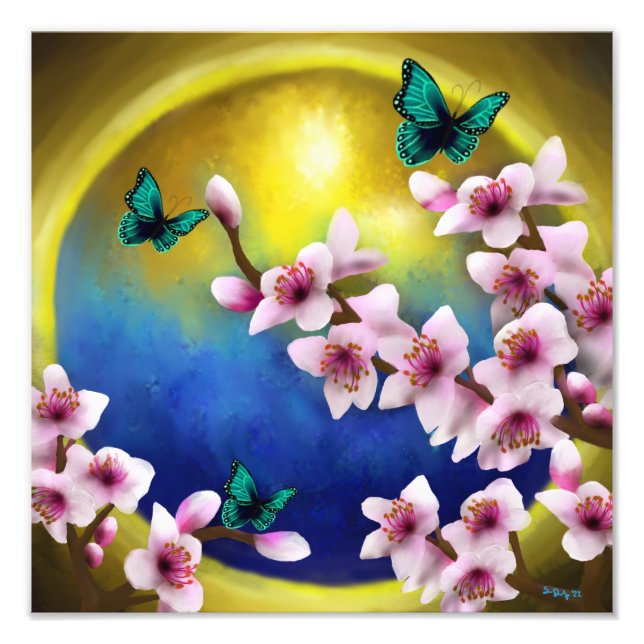 12x12 Spring in the Heavens Print (Front)